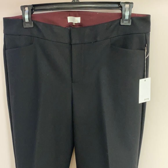 ecru Pants - Ecru Black Trouser Pant